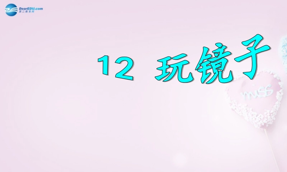 五年级科学下册《玩镜子》课件2 青岛版