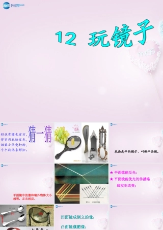 五年级科学下册《玩镜子》课件2 青岛版