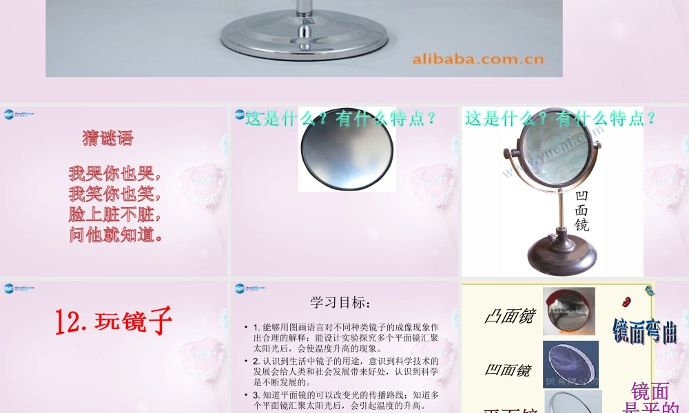 五年级科学下册《玩镜子》课件5 青岛版