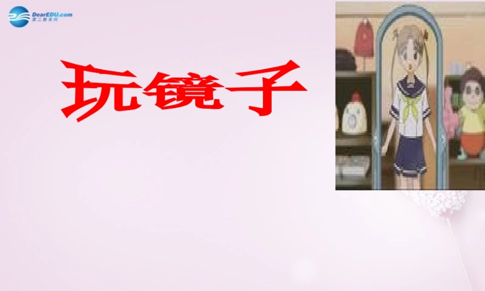 五年级科学下册《玩镜子》课件8 青岛版