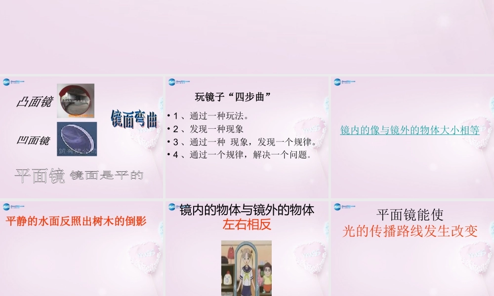 五年级科学下册《玩镜子》课件8 青岛版