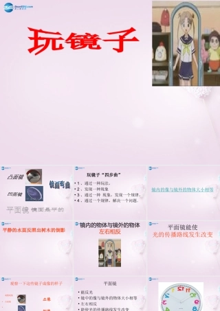 五年级科学下册《玩镜子》课件8 青岛版