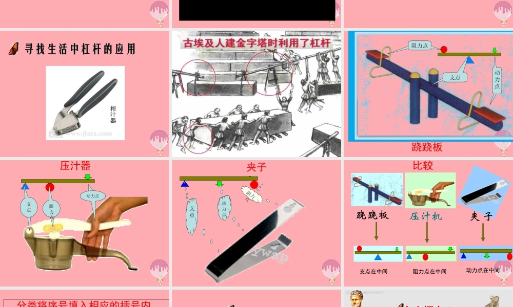 五年级科学上册 第21课 杠杆课件2 青岛版-青岛版小学五年级上册自然科学课件