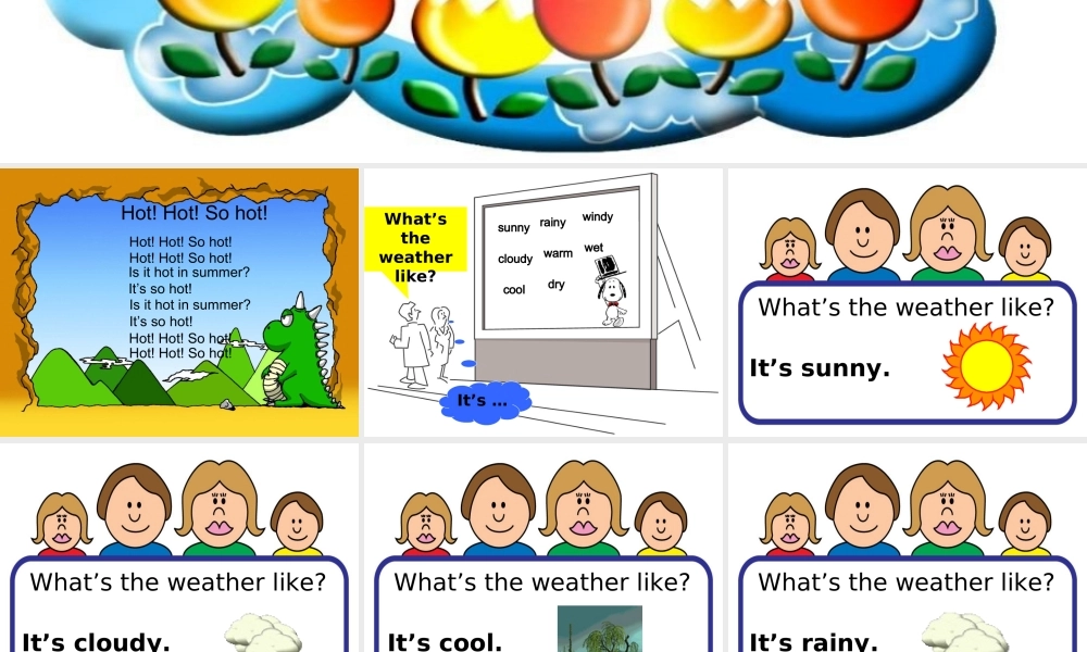 五年级英语上册 5A 复习weather(1)课件 广东版开心