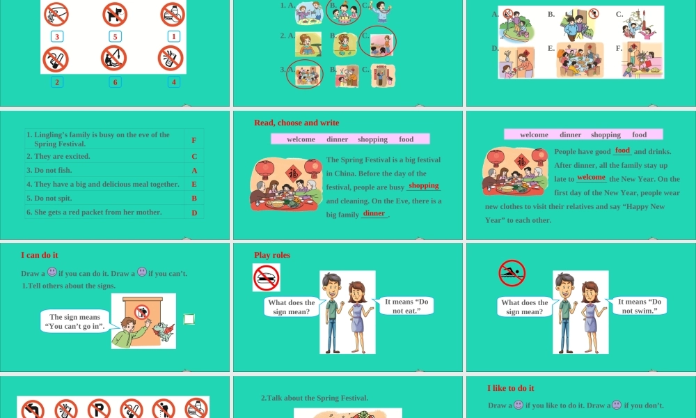 五年级英语上册 Assessment Ⅳ课件+素材 湘少版