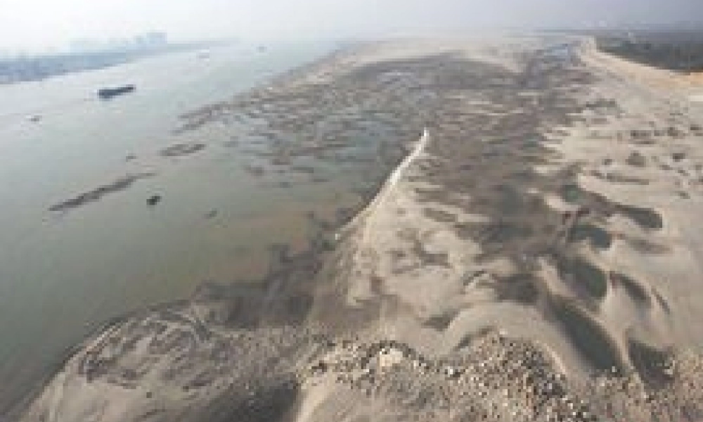 五年级科学下册 第14课《沙洲的形成》课件2 冀教版-冀教版小学五年级下册自然科学课件