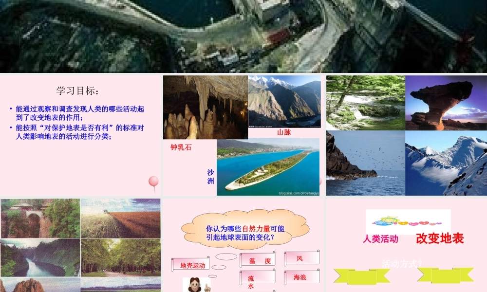 五年级科学下册 第16课《人类改变地表》课件2 冀教版-冀教版小学五年级下册自然科学课件