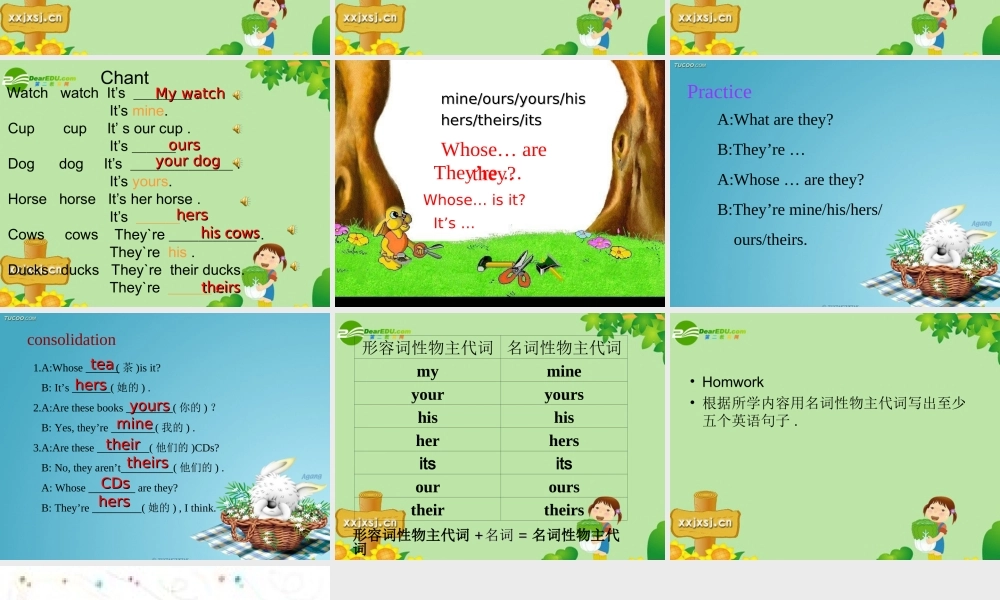 五年级英语上册 Is this dog yours课件 新人教版