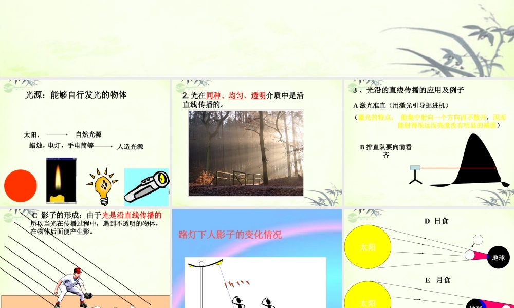 五年级科学上册 认识光 3课件 青岛版