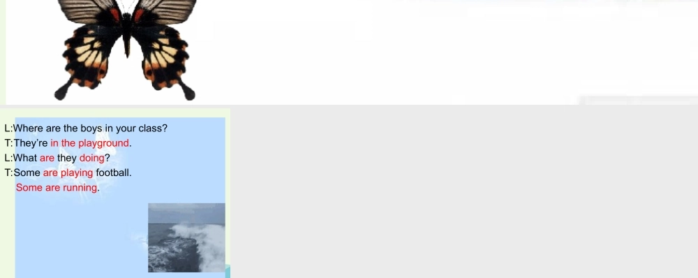 五年级英语上册 Lesson 1 What is she doing课件2 科普版-人教版小学五年级上册英语课件