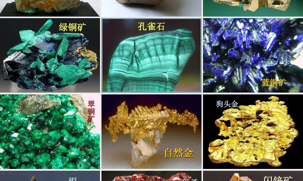 五年级科学下册 第17课《矿产》课件 鄂教版-鄂教版小学五年级下册自然科学课件