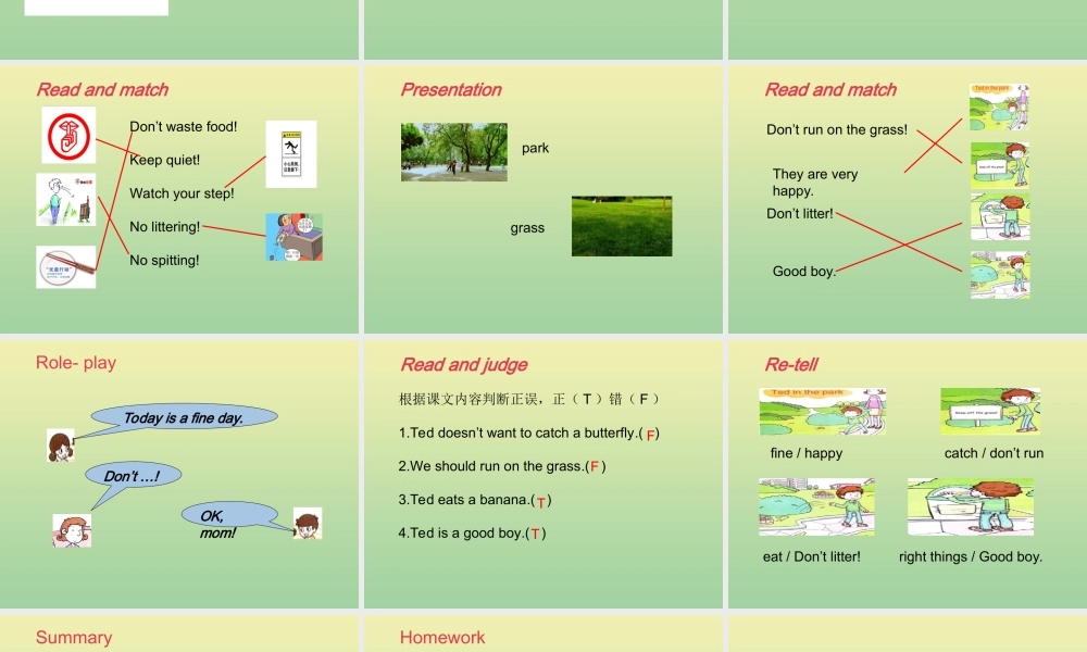 五年级英语上册 Lesson 2 Don’t be late next time（第3课时）课件 科普版-人教版小学五年级上册英语课件