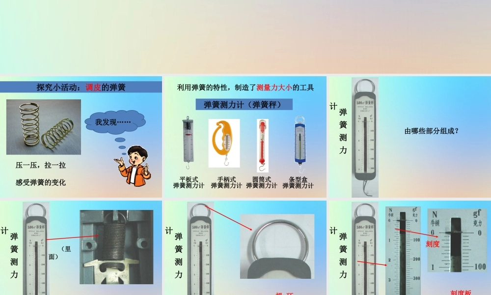 五年级科学上册 运动和力 4测量力的大小课件 教科版-教科版小学五年级上册自然科学课件