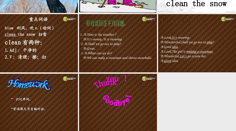 五年级英语上册 Lesson 4(3)课件 陕旅版