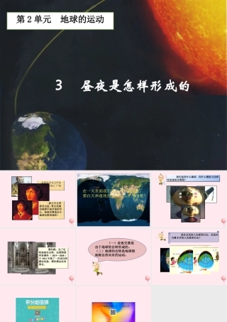五年级科学下册 2.3《昼夜是怎样形成的》课件1 湘教版-湘教版小学五年级下册自然科学课件