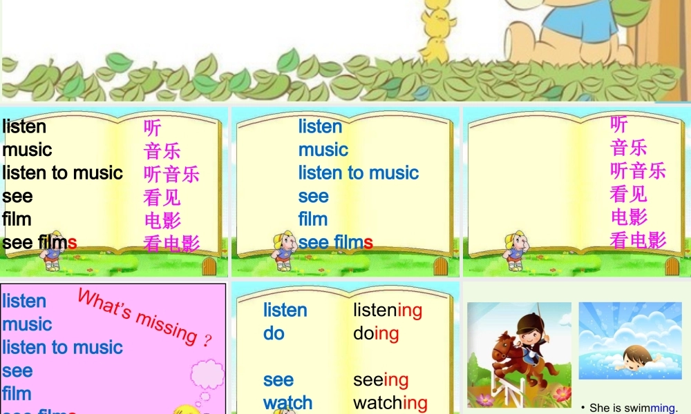 五年级英语上册 Lesson 5 What does he like课件5 科普版-人教版小学五年级上册英语课件