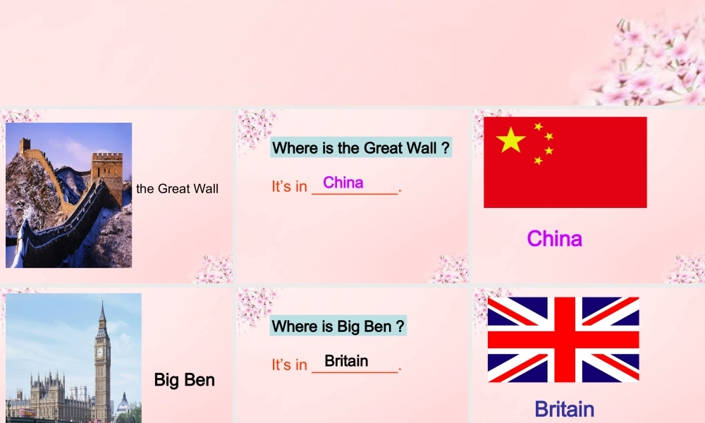 五年级英语上册 Lesson 5 Where is the Eiffel Tower课件1 新路径（一起）-人教版小学五年级上册英语课件