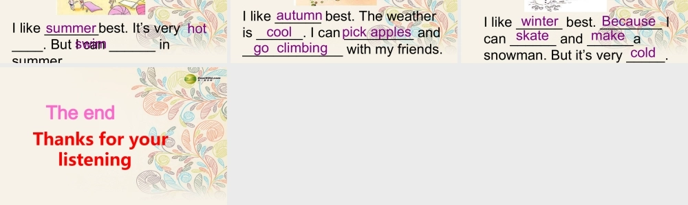 五年级英语上册 Lesson 6(6)课件 陕旅版