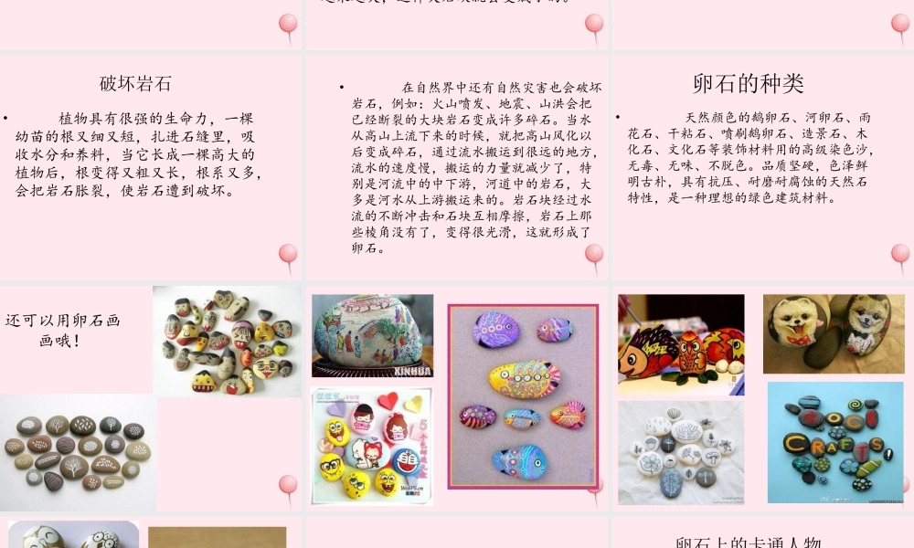 五年级科学下册 第二单元 地球和地表的变化 第10课《做一块卵石》课件3 青岛版五四制-青岛版小学五年级下册自然科学课件