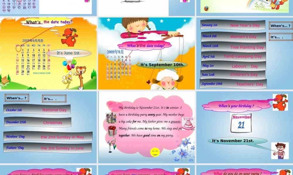 五年级英语上册 Lesson 7(1)课件 陕旅版