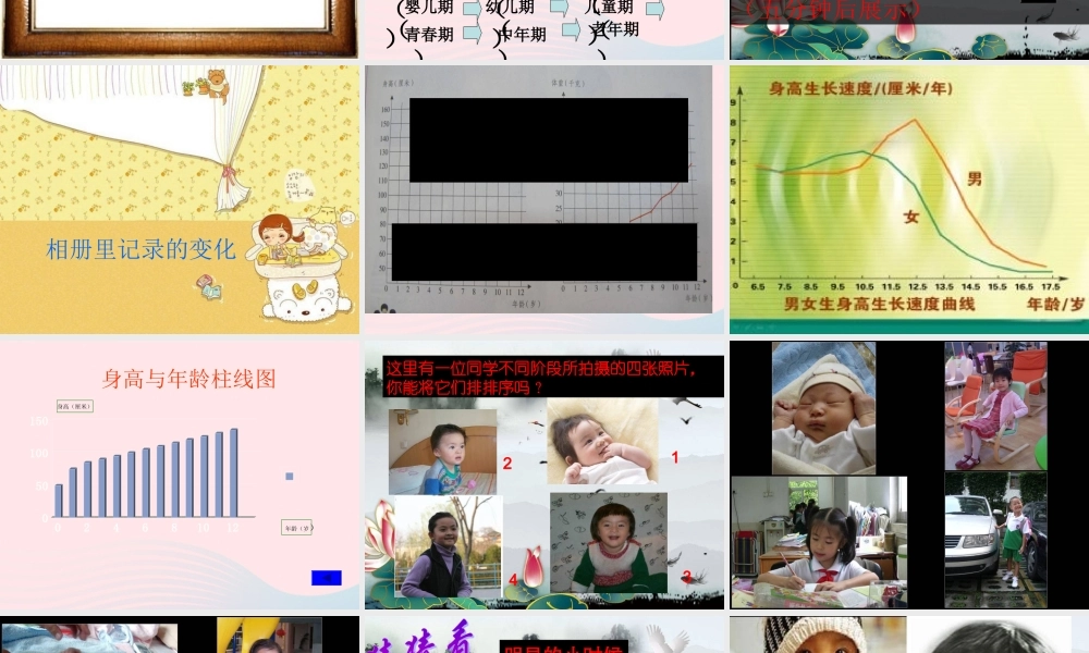 五年级科学下册 5.1《我们在成长》课件2 湘教版-湘教版小学五年级下册自然科学课件