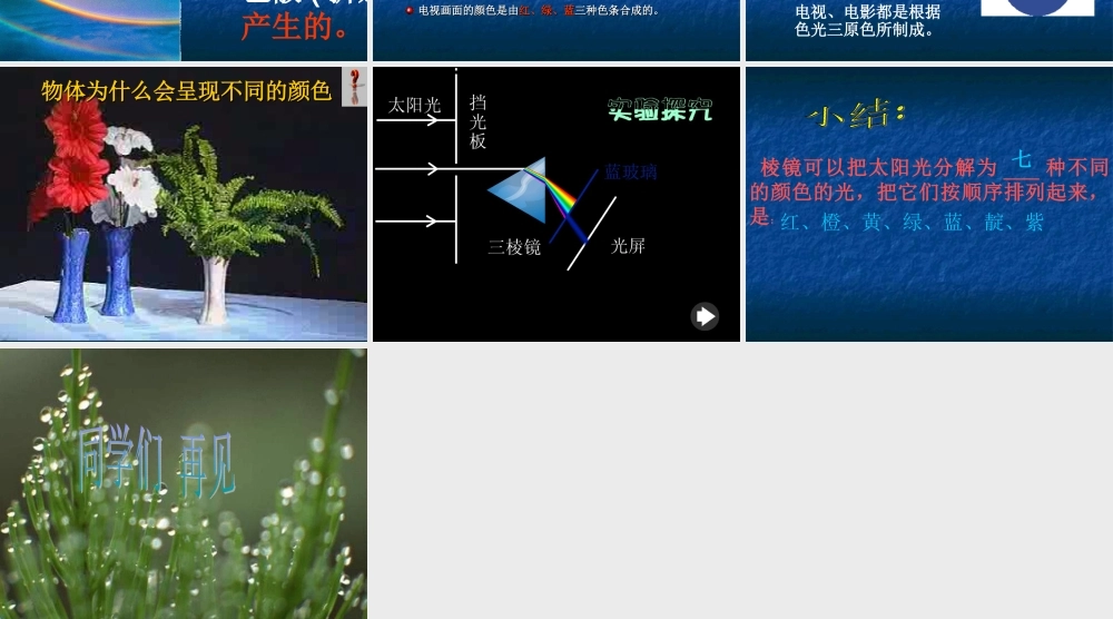 五年级科学下册 彩虹的秘密 2课件 青岛版