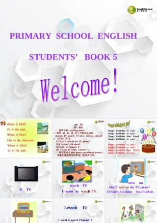 五年级英语上册 Lesson 10(1)课件 陕旅版