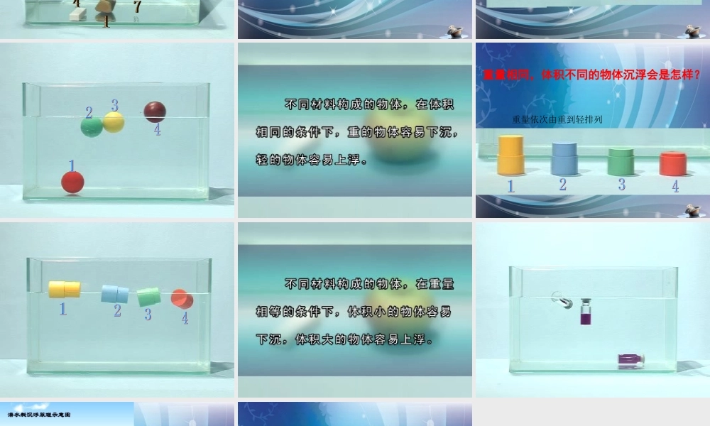 五年级科学下册 沉浮与什么因素有关3课件 教科版