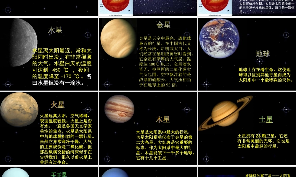 五年级科学下册 第四单元 探索宇宙 第16课《太阳家族》课件3 青岛版五四制-青岛版小学五年级下册自然科学课件