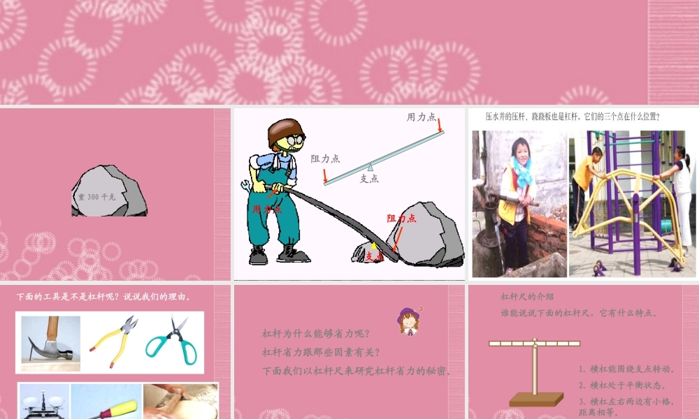五年级科学下册 杠杆 5课件 首师大版
