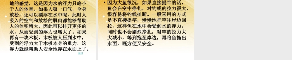 五年级科学下册 下沉的物体会感受到水的浮力吗课件 教科版