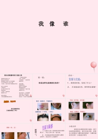 五年级科学下册 第一单元 人的一生 第4课《我像谁》课件3 青岛版五四制-青岛版小学五年级下册自然科学课件