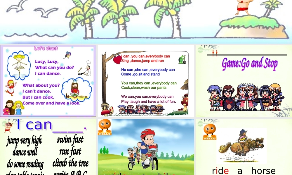 五年级英语上册 Module 2 Unit 5(language)课件 广州版