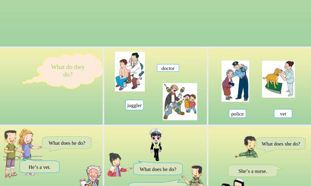 五年级英语上册 Unit 1 Jobs Lesson 1 课件 北师大版（三起）-北师大版小学五年级上册英语课件