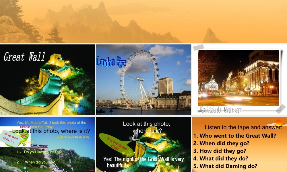 五年级英语上册 Module 3 Unit 2(2)课件 外研版