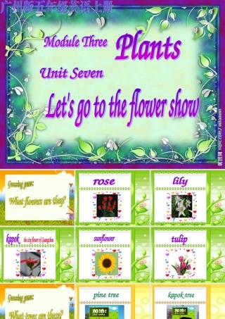 五年级英语上册 Module 3 Unit 7 dialogue课件 广州版