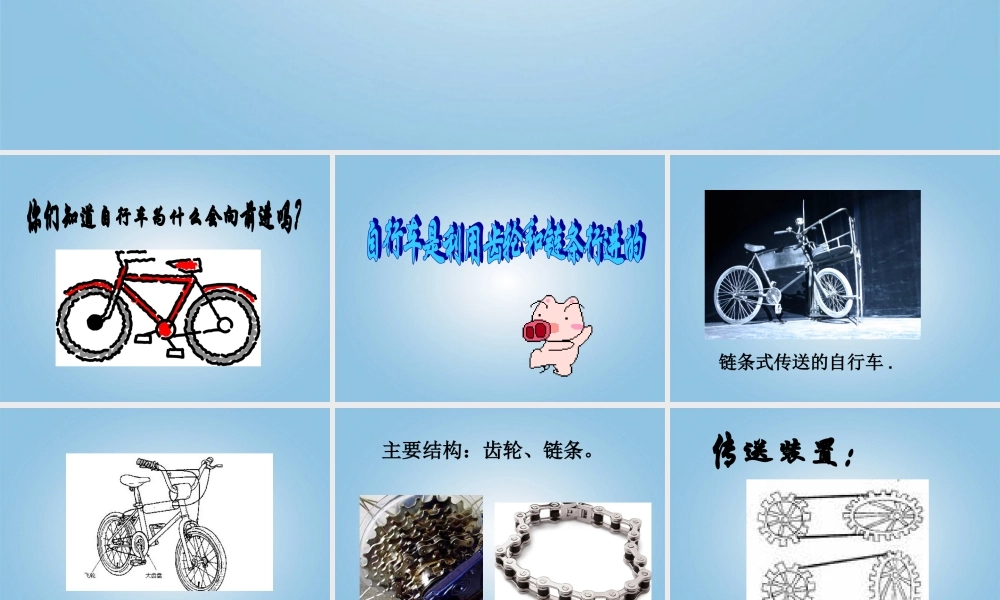 五年级科学下册 自行车车轮转动的奥秘1课件 苏教版