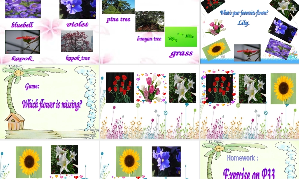 五年级英语上册 Module 3 Unit 7 words课件 广州版