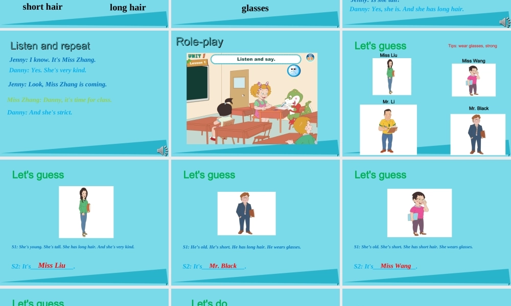 五年级英语上册 Unit 1 Lesson 1 She’s very kind课件3 鲁科版-鲁科版小学五年级上册英语课件