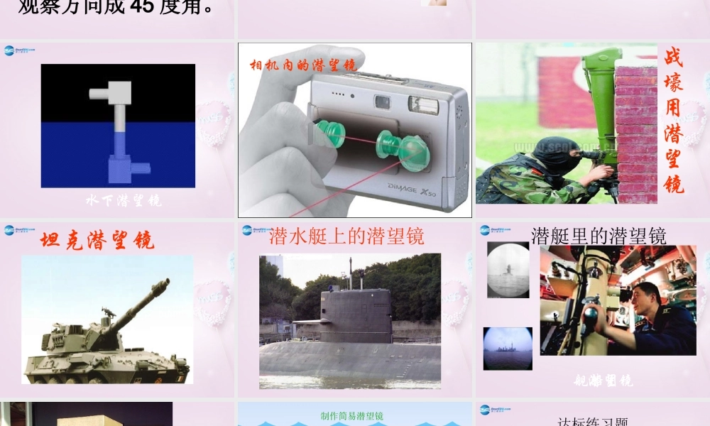 五年级科学下册《潜望镜的秘密》课件2 青岛版