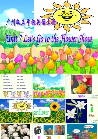 五年级英语上册 Module 3 Unit 7(8)课件 广州版