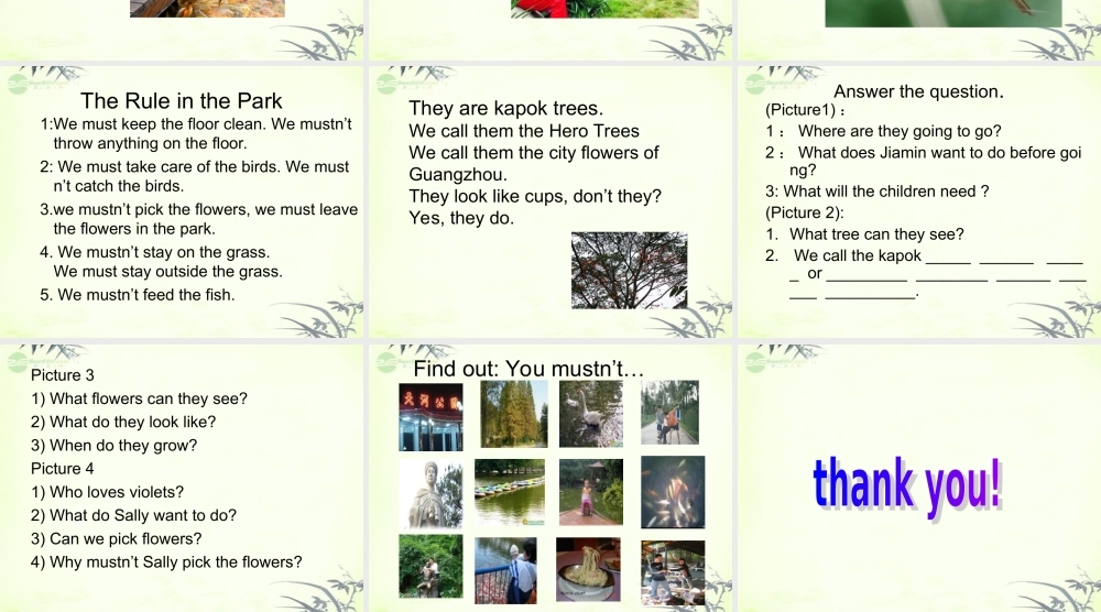 五年级英语上册 Module 3 Unit 8(5)课件 广州版