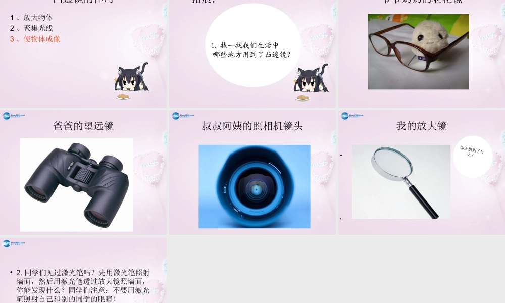 五年级科学下册《凸透镜》课件5 青岛版