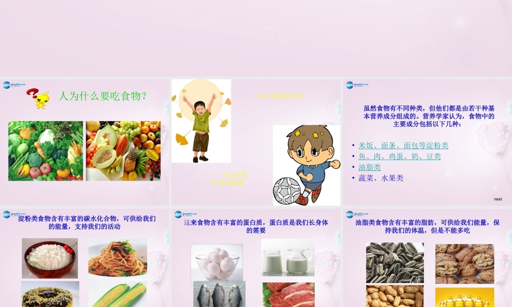 五年级科学下册《我们吃什么》课件3 青岛版