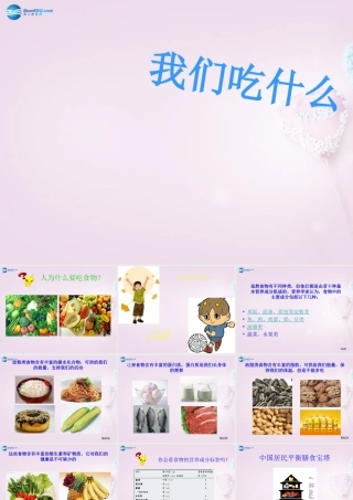 五年级科学下册《我们吃什么》课件3 青岛版