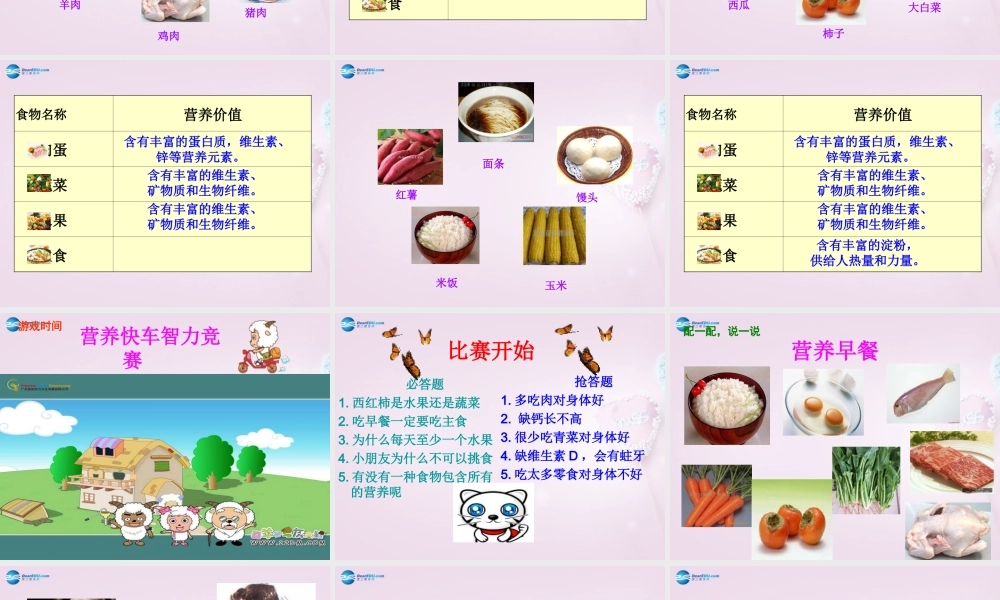 五年级科学下册《我们的食物》课件1 青岛版