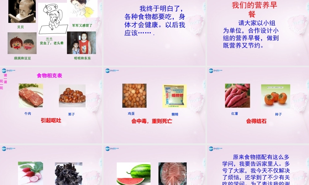 五年级科学下册《我们的食物》课件1 青岛版