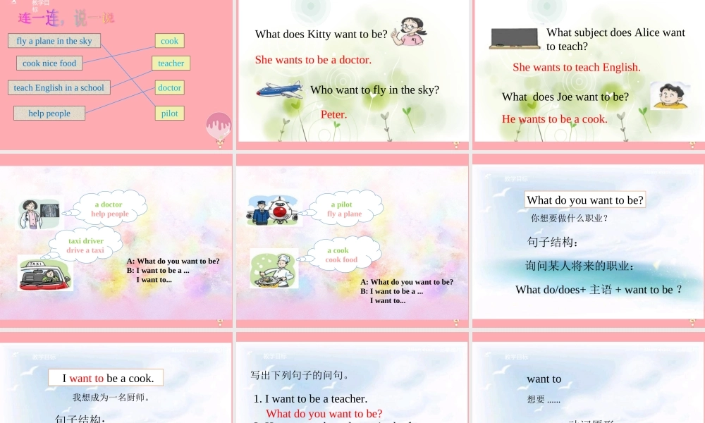 五年级英语上册 Unit 1 My future（第4课时）课件 牛津上海版-牛津上海版小学五年级上册英语课件