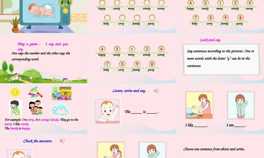 五年级英语上册 Unit 1 What's he like Part A 第3课时上课课件+素材 人教PEP