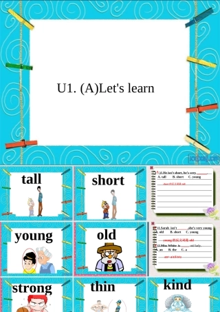 五年级英语上册 Recycle1(5)课件 新人教版PEP